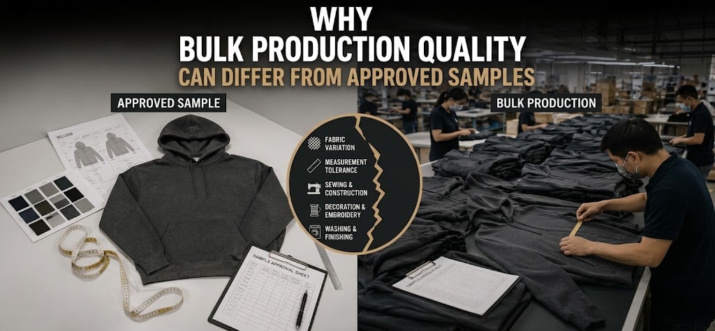 Why Bulk Production Quality Can Differ From Approved Samples