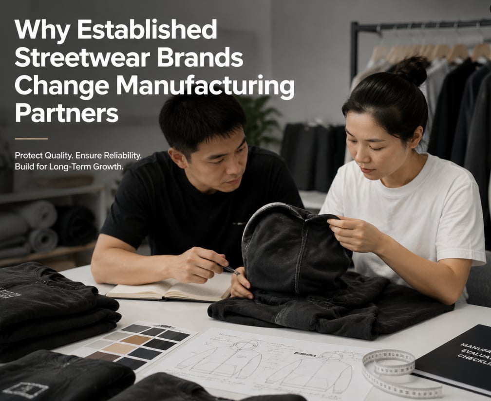 Why Established Streetwear Brands Change Manufacturing Partners