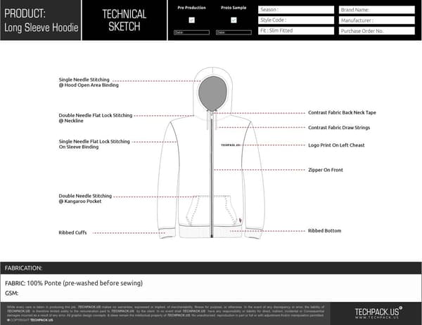 How To Create A Professional Hoodie Tech Pack For Manufacturing