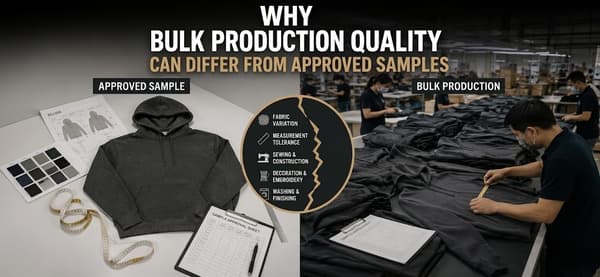 Why Bulk Production Quality Can Differ From Approved Samples