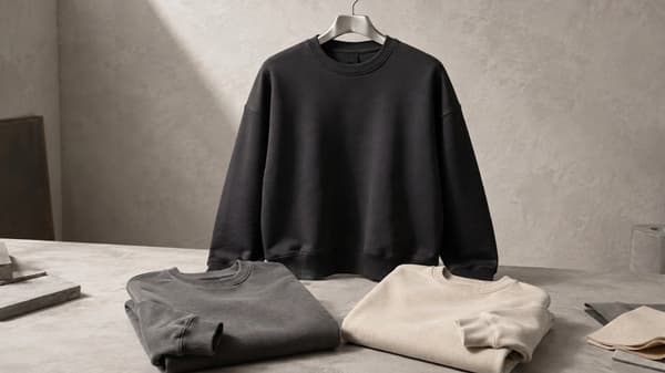 Premium Heavyweight Crewneck Sweatshirt Guide: Fabric, GSM, Fit and Construction