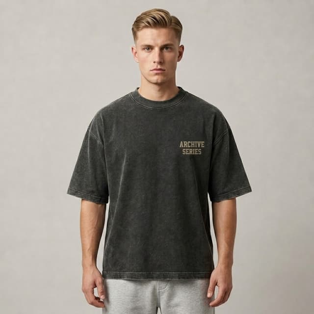 Custom Vintage Washed Heavyweight Oversized T-Shirt