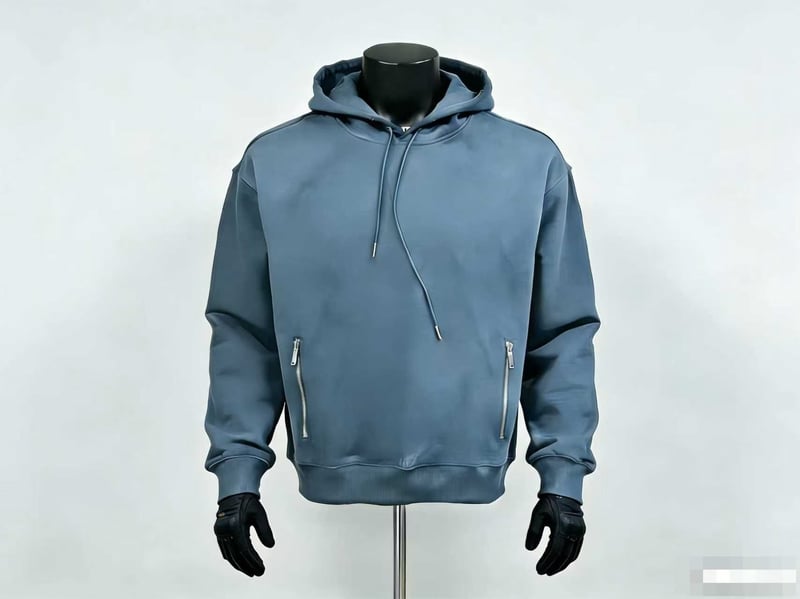 350-400gsm Heavyweight Scuba-knit Double-knit Interlock Men’s Zip Up Hoodie