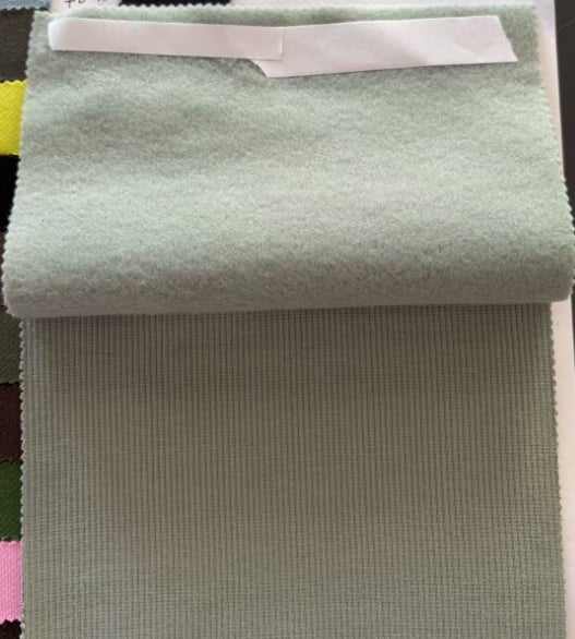430-450gsm cotton/poly fleece fabric color swatches for heavyweight oversized hoodie production