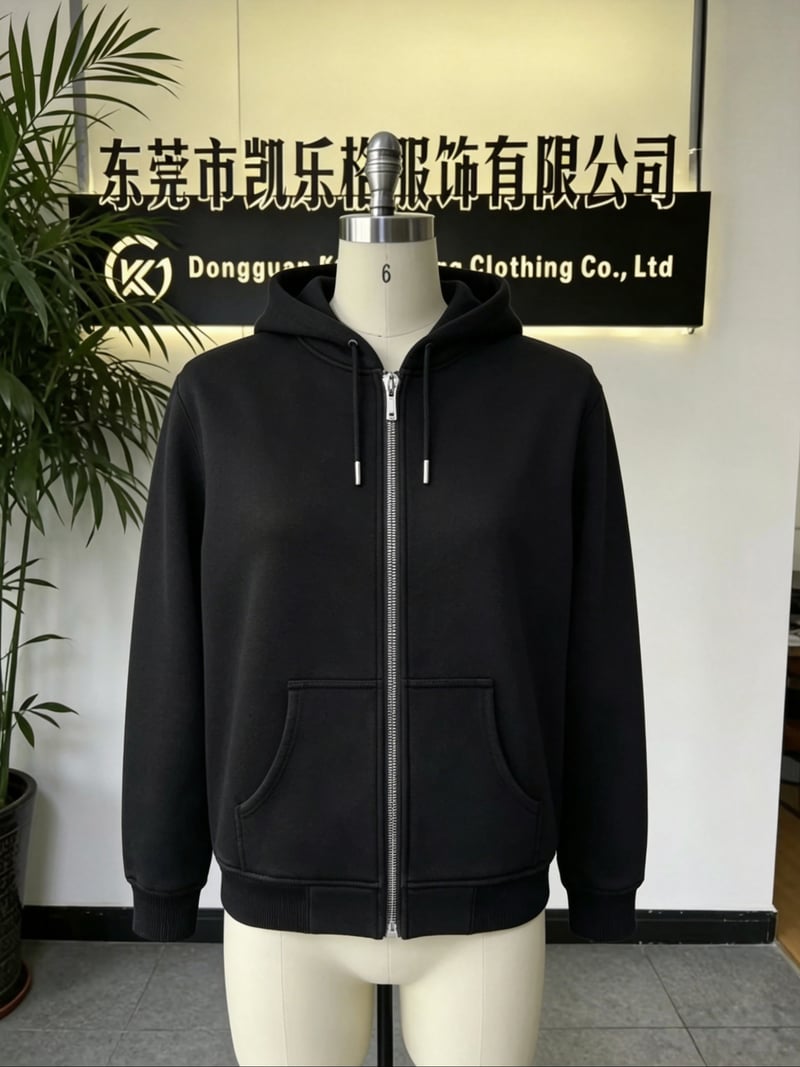 400 GMS Full-Zip Hooded Sweatshirt design factory direct