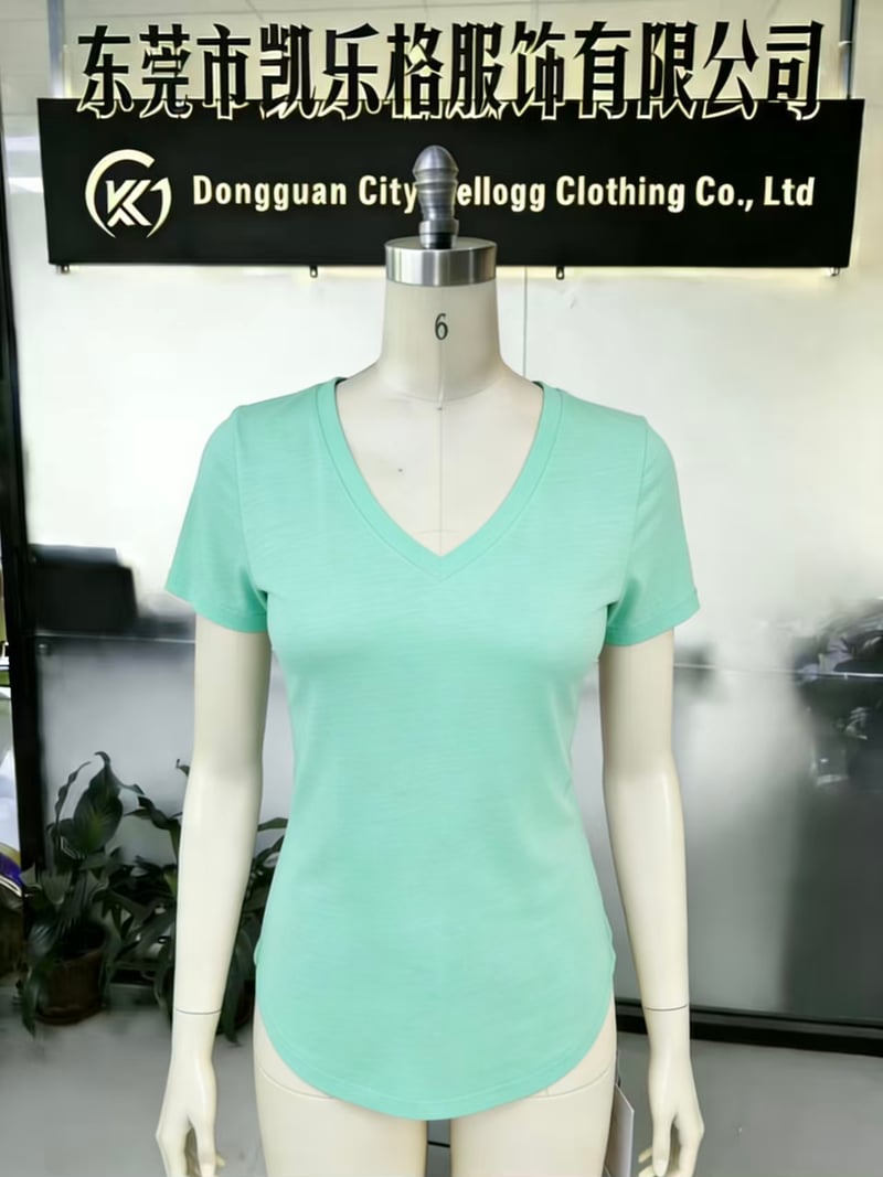 100% cotton women short sleeve crew neck solid color t-shirt bulk sale