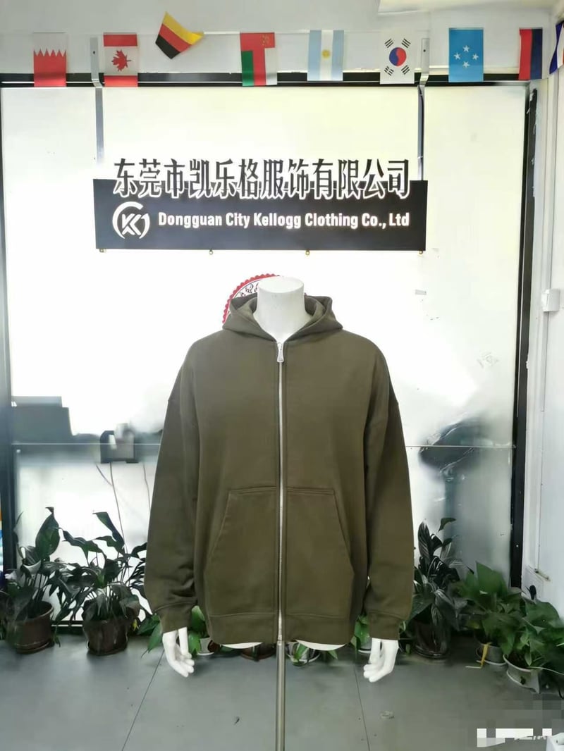 600 GSM Heavyweight Full Zip Hoodie Manufacturer | Custom Oversized Cotton Fleece Zip-Up Hoodie