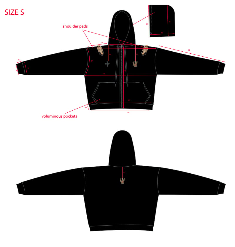 Tech Pack Example - Hoodie