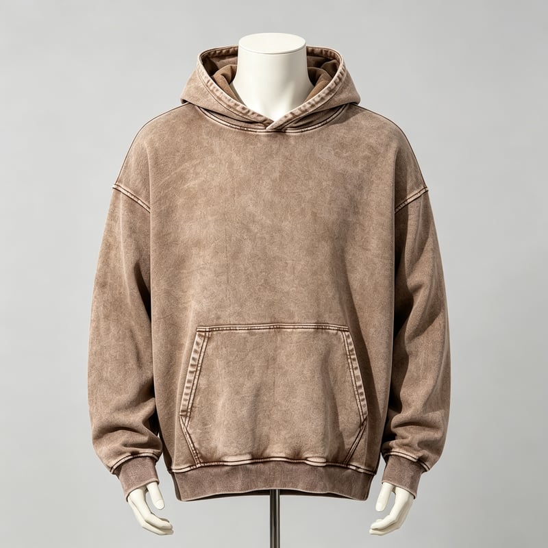 Custom vintage hoodies manufactured for British fashion labels