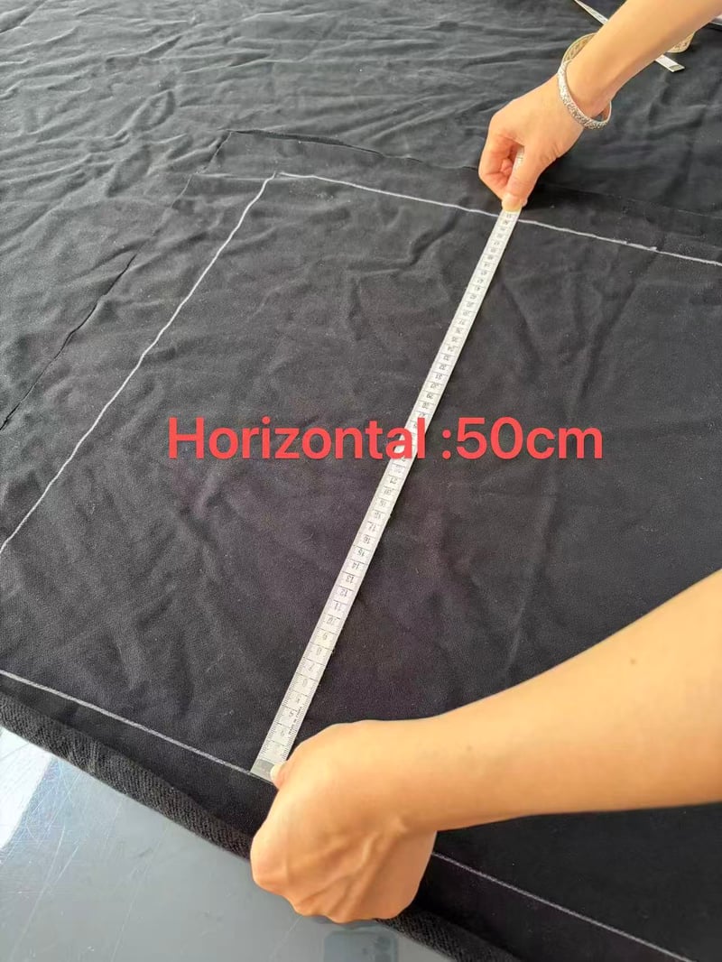 Fabric Relaxation: Horizontal 50cm