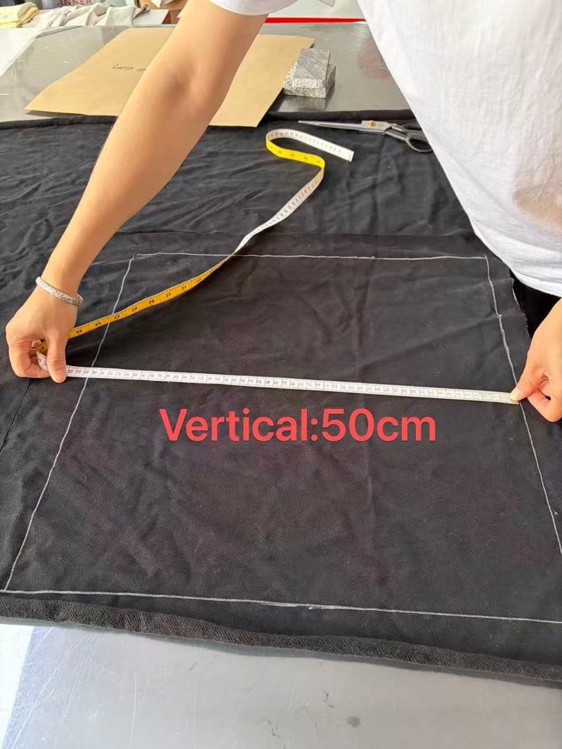 Fabric Relaxation: Vertical 50cm