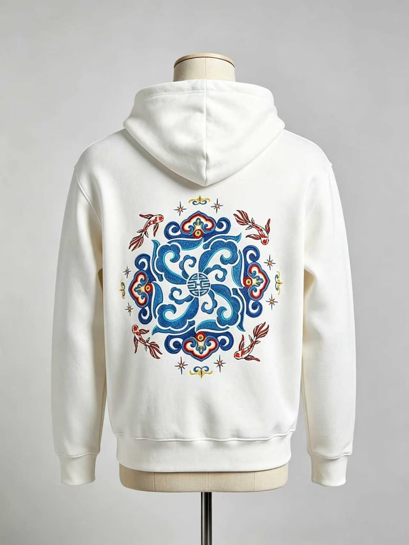 High stitch density | Multi-color artwork support | Luxury branding details