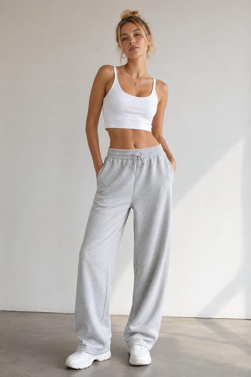 Women’s Wide Leg Fleece Sweatpants