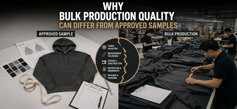 Why Bulk Production Quality Can Differ From Approved Samples