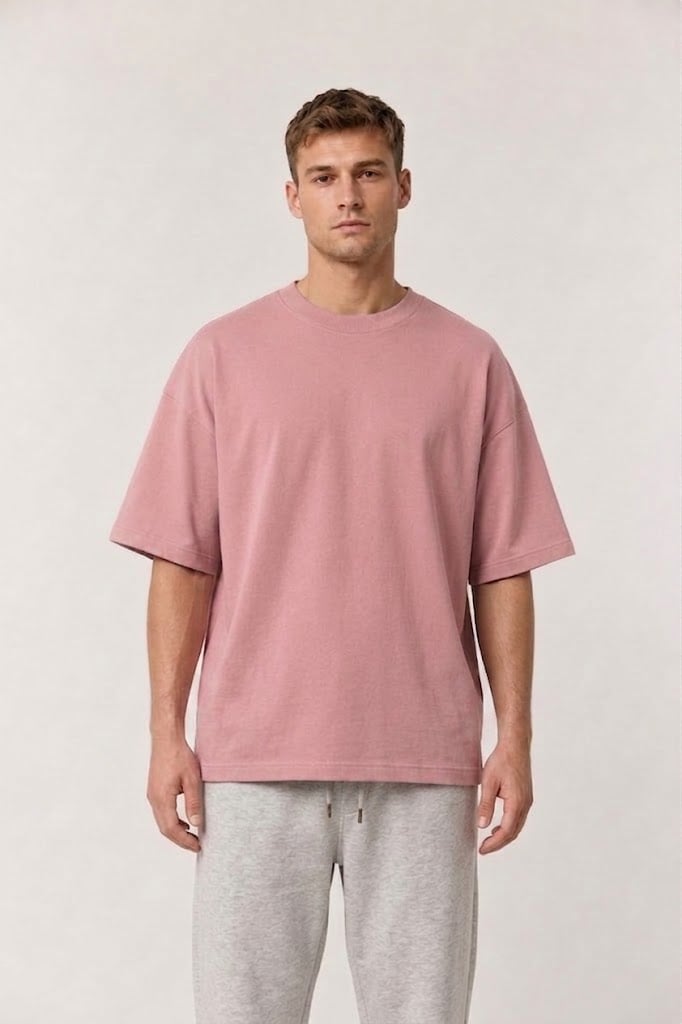 300 GSM 100% Cotton Custom Oversized T-Shirt