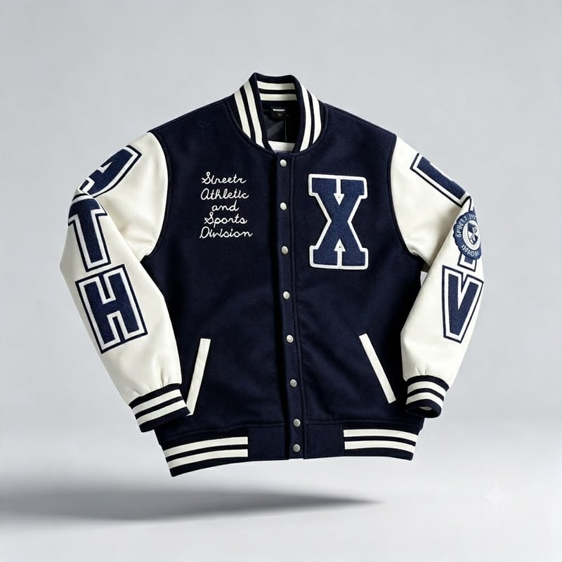 Custom premium streetwear jackets developed for Australian fashion brands